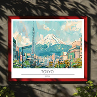 Tokyo Skyline Poster