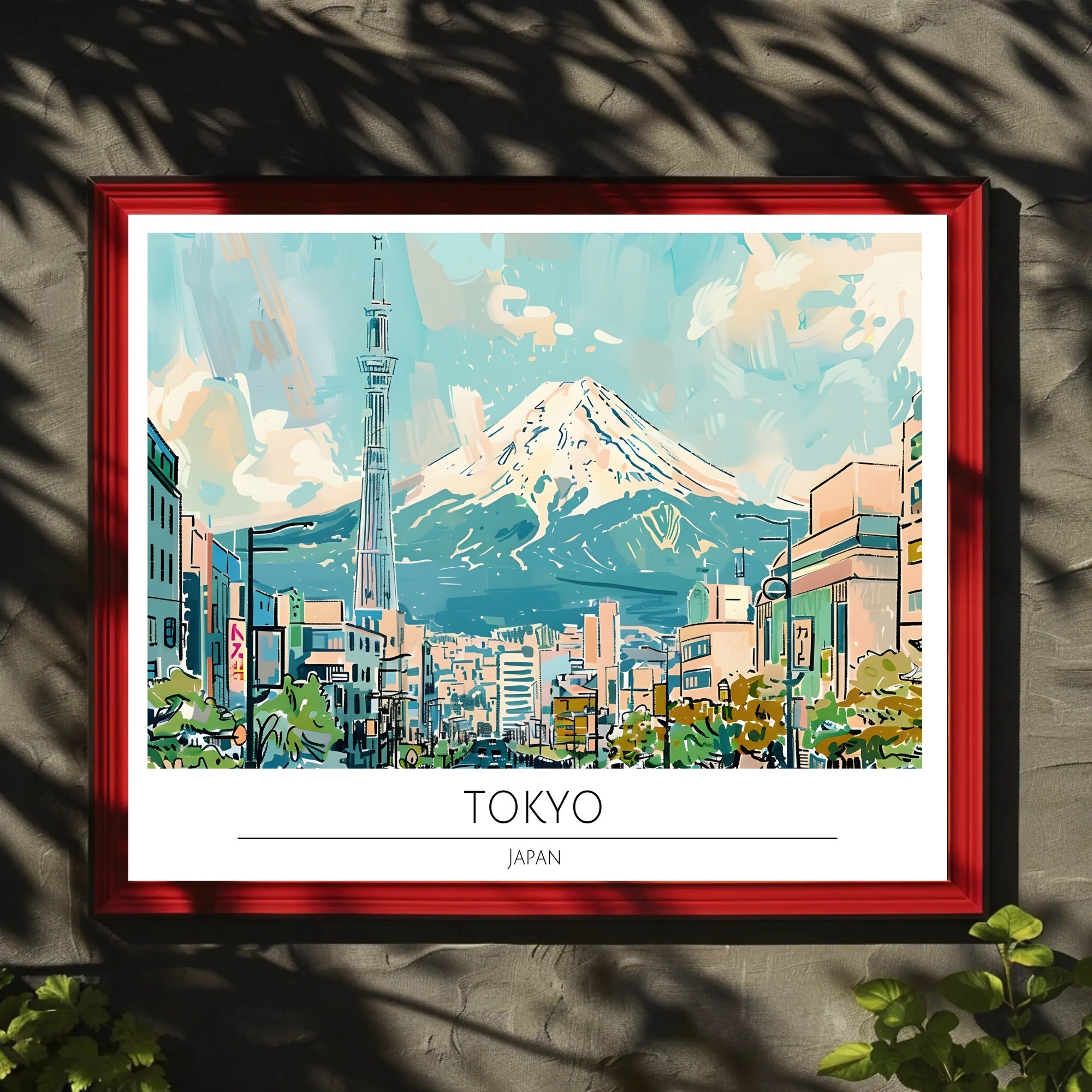 Tokyo Skyline Poster