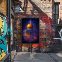 Dome of the Rock Ephemeral Light of Jerusalem Poster