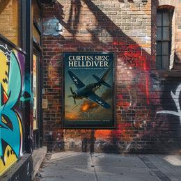 Curtiss SB2C Helldiver: WWII Poster Classic