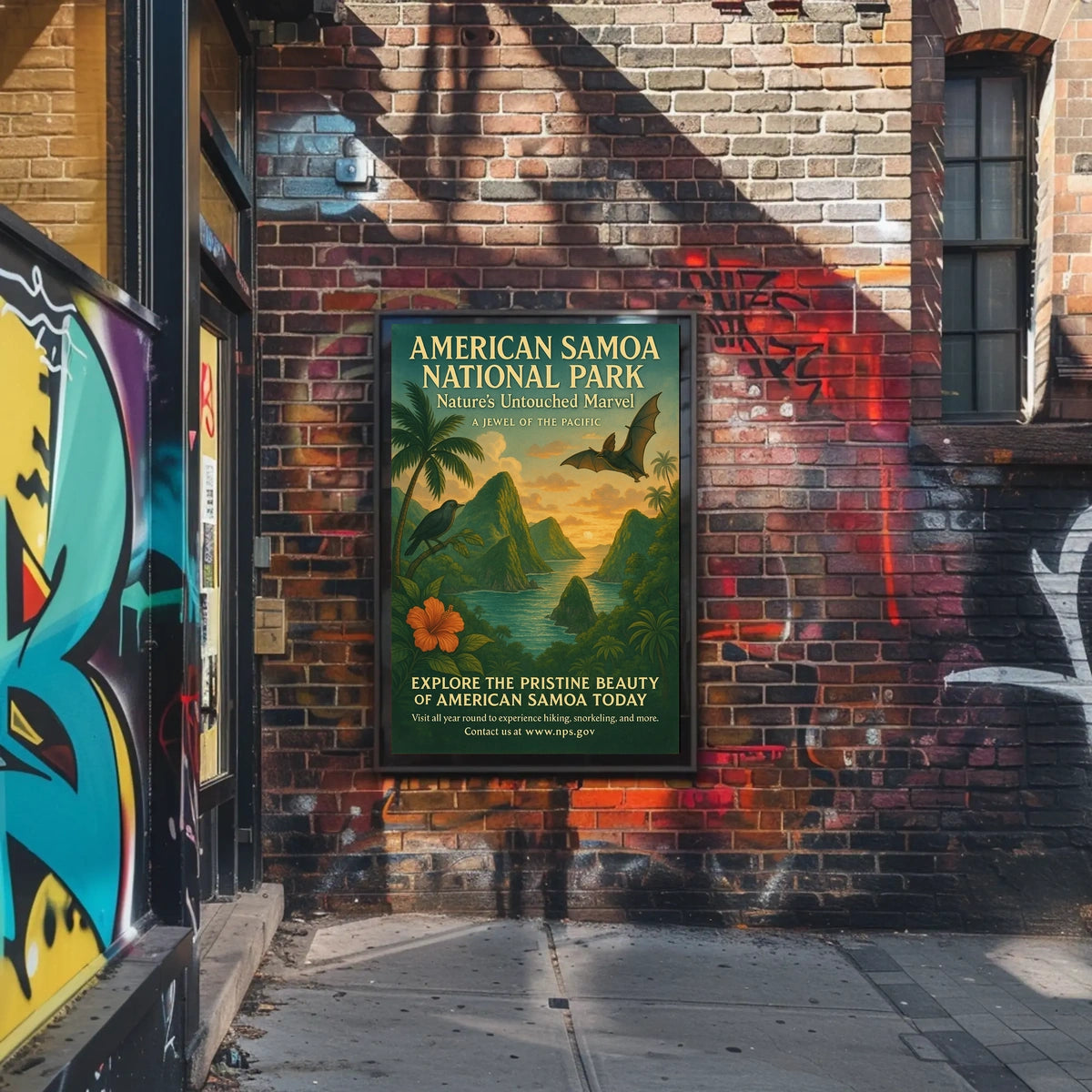 American Samoa National Park Natural Haven Poster
