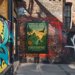 American Samoa National Park Natural Haven Poster