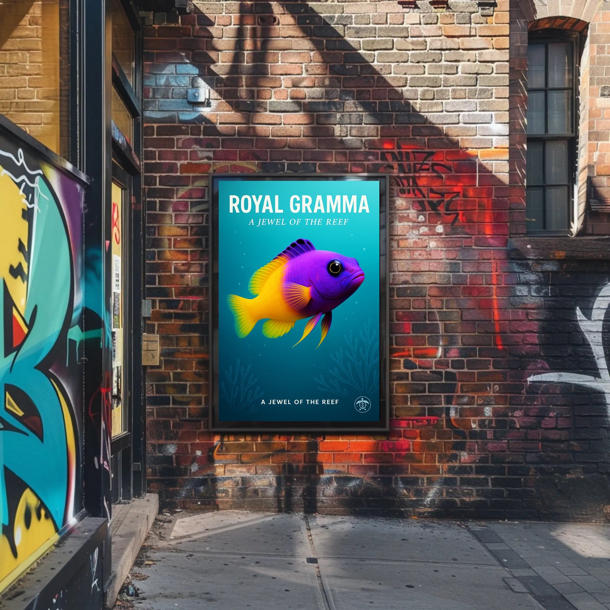 Royal Gramma A Jewel of the Reef Poster PosterGoat