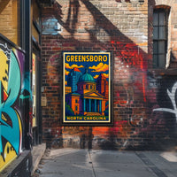 Greensboro, North Carolina Poster