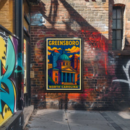 Greensboro, North Carolina Poster