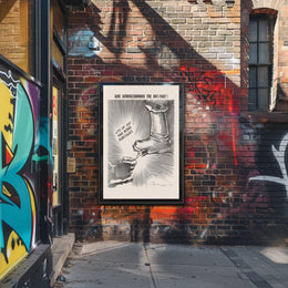 Give Schicklegruber the Hot-Foot! Poster PosterGoat
