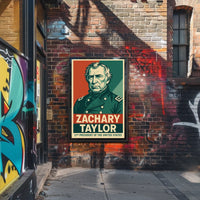 Zachary Taylor Twelfth President Vintage Heritage Portrait Wall Art Decor Museum Quality Poster