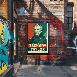 Zachary Taylor Twelfth President Vintage Heritage Portrait Wall Art Decor Museum Quality Poster