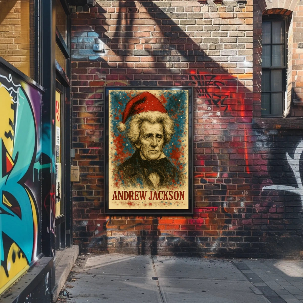 Andrew Jackson 7th President of the United States Christmas SeriesPoster