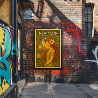 New York Art Nouveau Poster