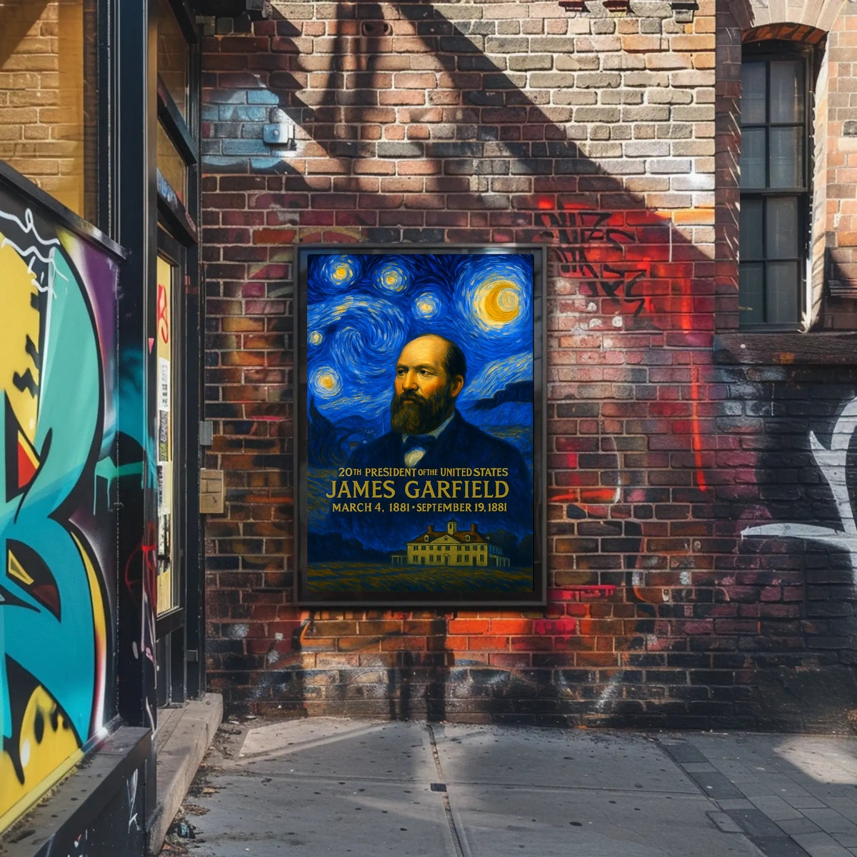 James A. Garfield 20th President of the United States Presidential Masterpiece Series Poster
