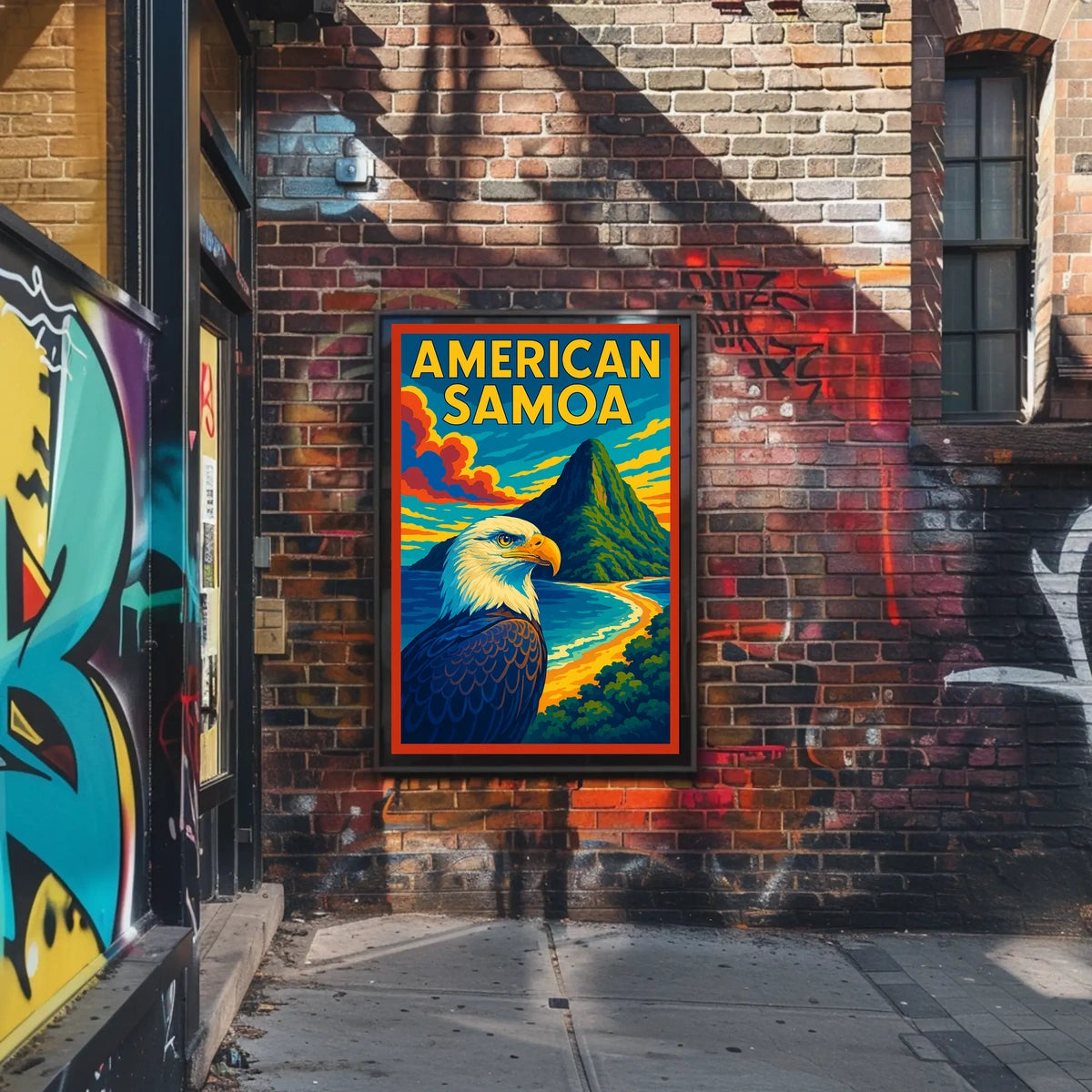 American Samoa Scenic Poster