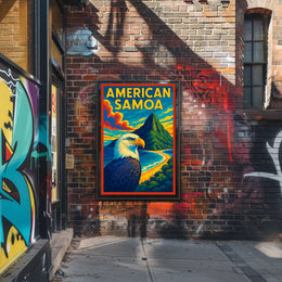 American Samoa Scenic Poster