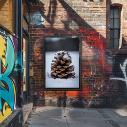 Winter Pinecone Poster