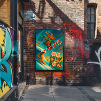 Reindeer Ski Jump Extravaganza Poster