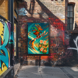 Reindeer Ski Jump Extravaganza Poster