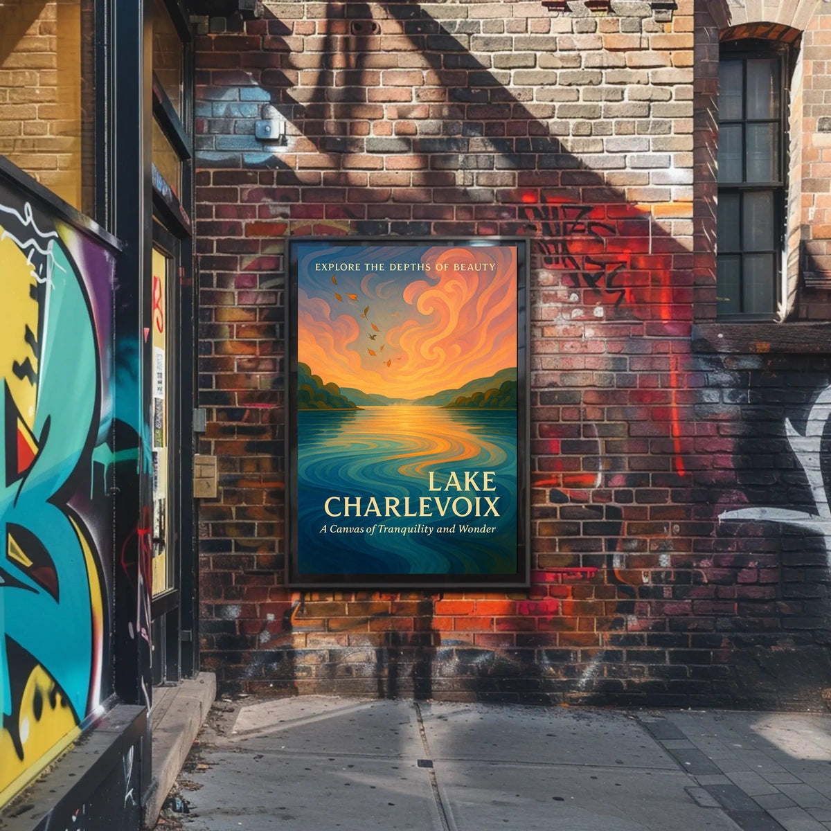 Lake Charlevoix A Canvas Of Poster