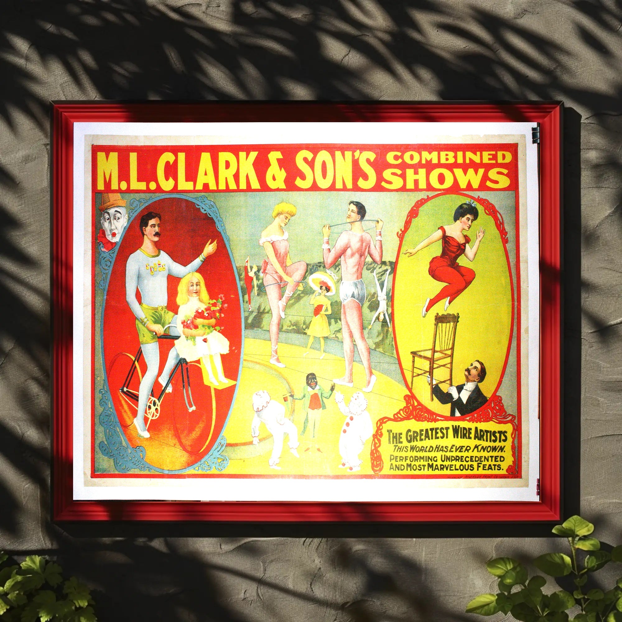 M.L. Clark & Son's Combined Shows Poster