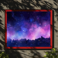 Celestial Cityscape Poster PosterGoat
