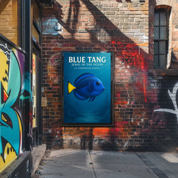 Blue Tang Jewel Of The Ocean Poster