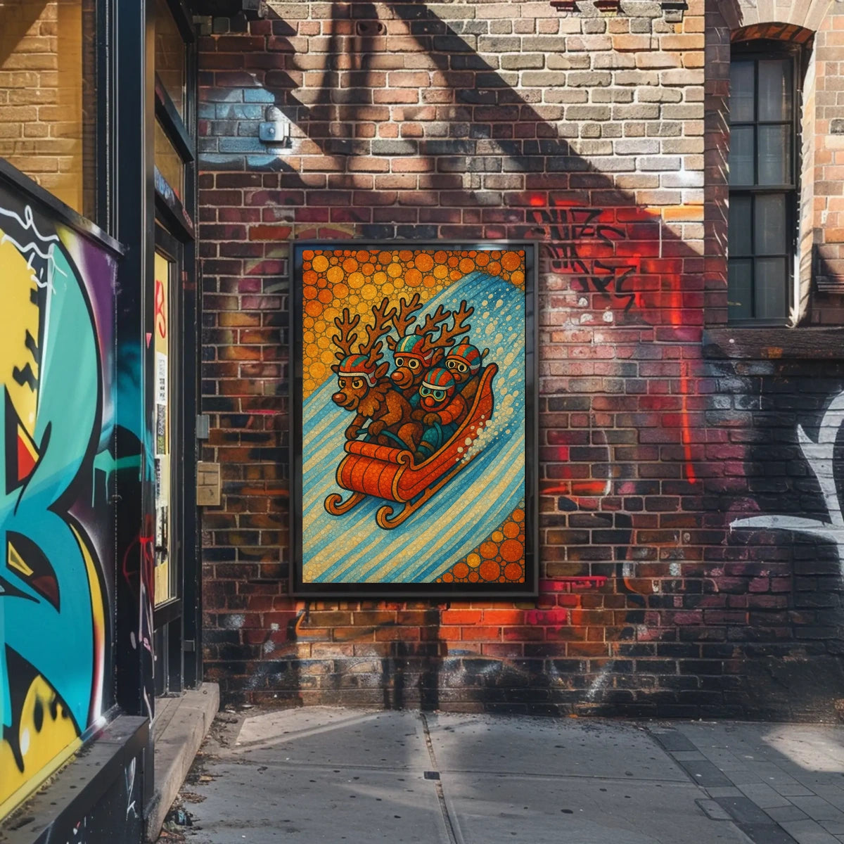 Reindeer Racing Adventure Poster