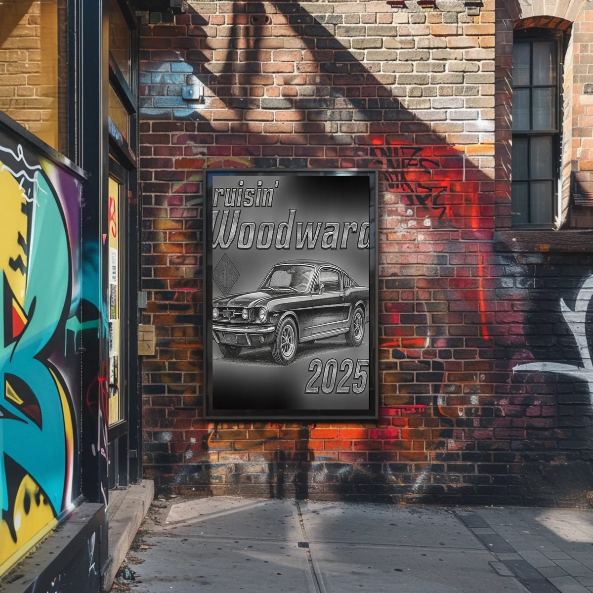 Cruisin Woodward 2025 Poster