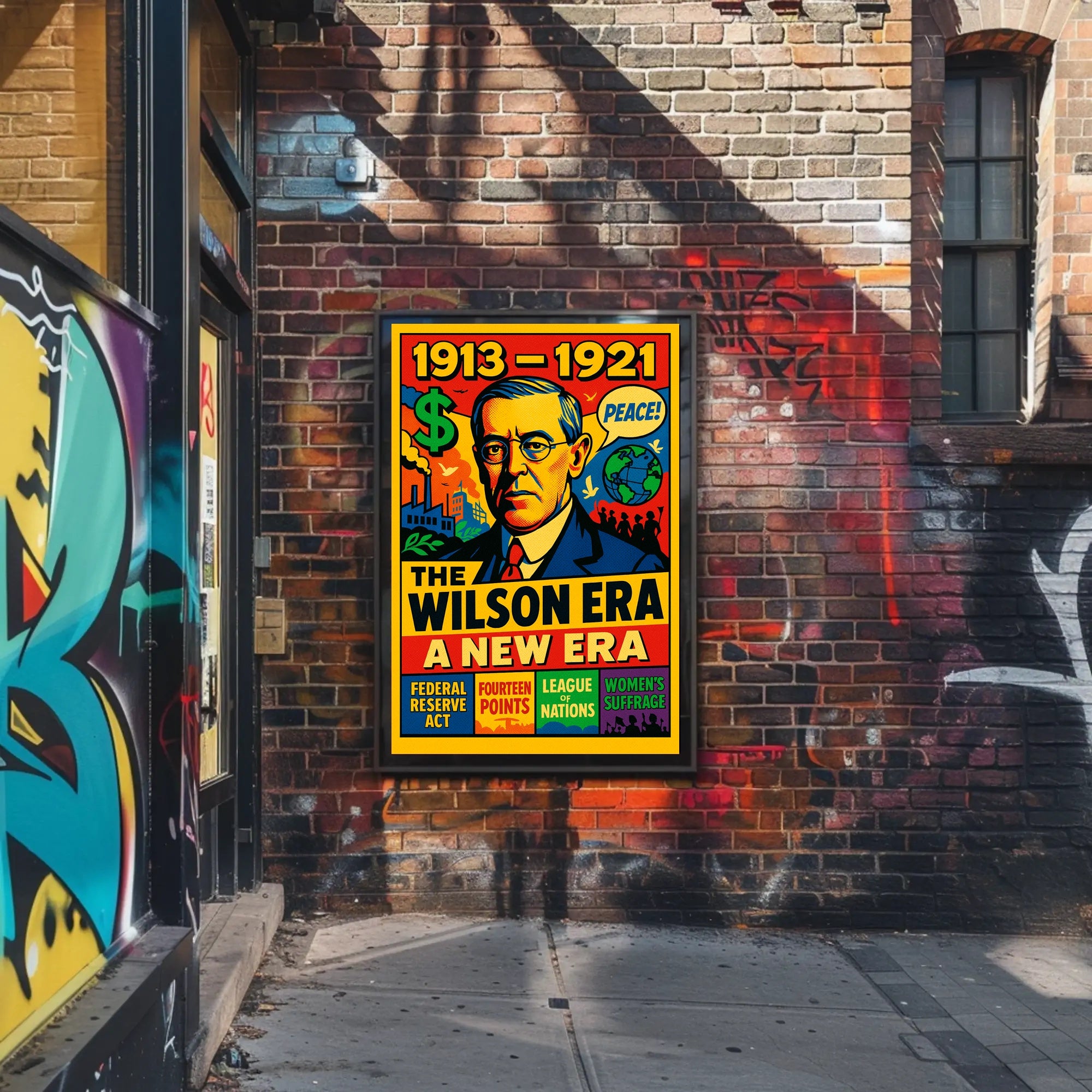 Woodrow Wilson The Wilson Era Poster PosterGoat