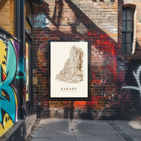 Kakadu Landscape Illustration Poster