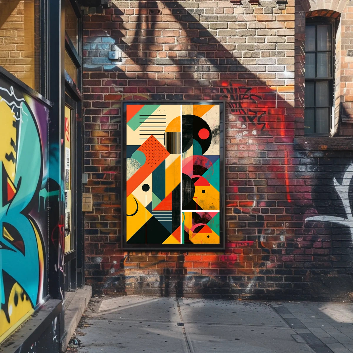 Geometric Abstraction Abstract Poster