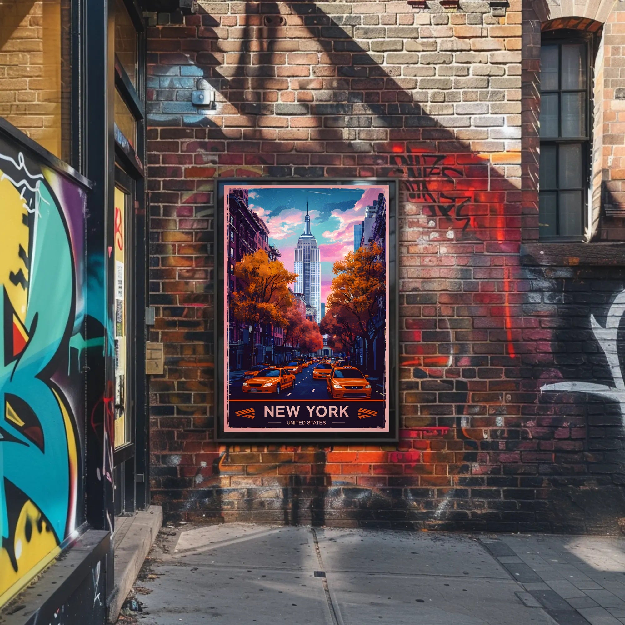 New York City in Autumn Poster
