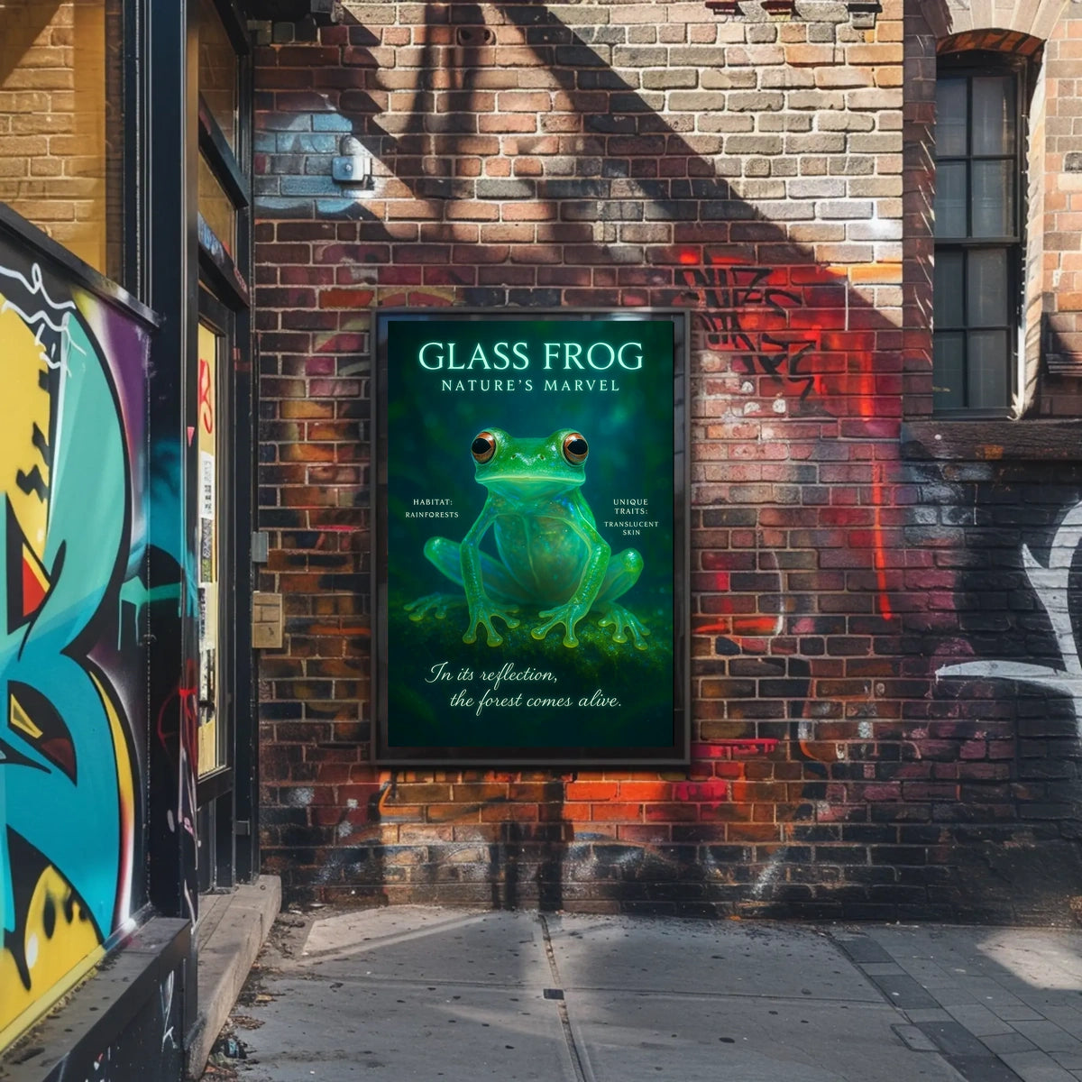 Glass Frog NatureS Marvel Poster