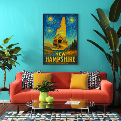 New Jersey Starry Night Poster