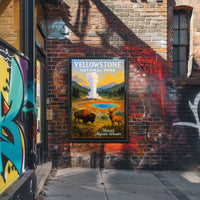 Yellowstone National Park Nature's Majestic Wonder Poster