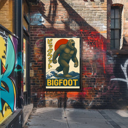 Bigfoot Sighted Poster PosterGoat