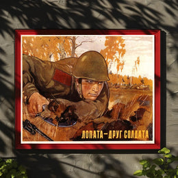 Shovel   A Soldier's Friend Poster