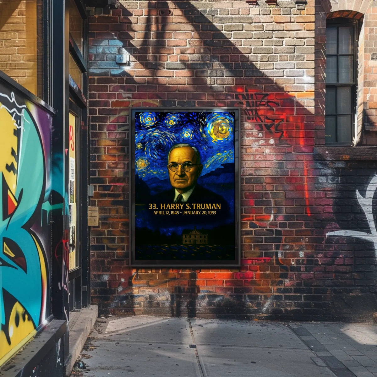 Harry S. Truman 33rd President of the United States Presidential Masterpiece Series Poster