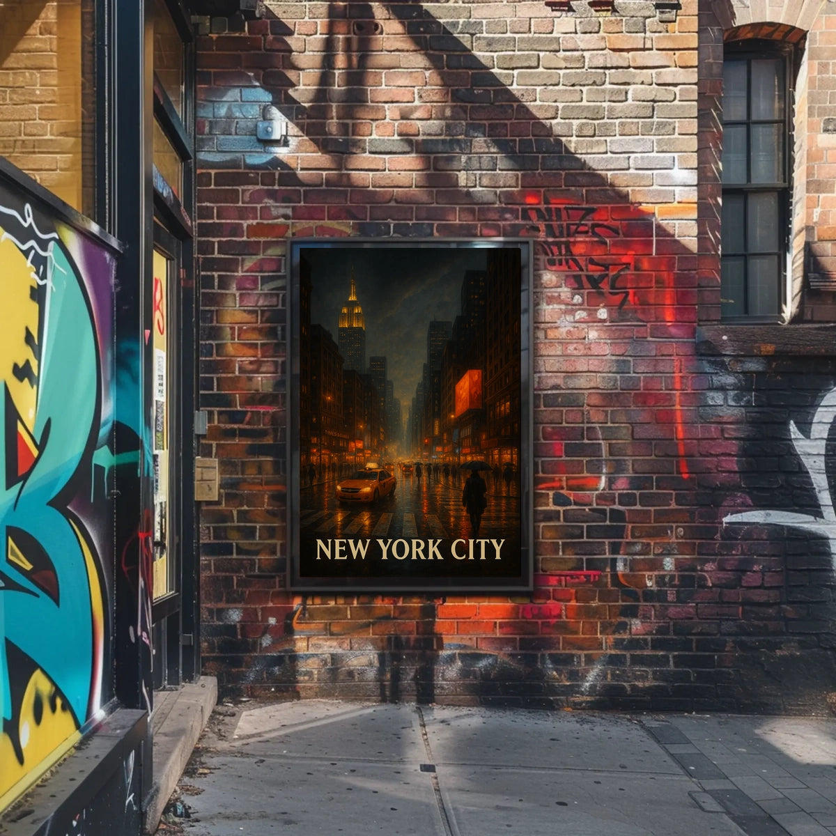 New York City Nightscape Poster