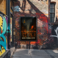 New York City Nightscape Poster