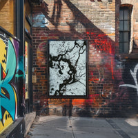 Abstract Winter Landscape Poster