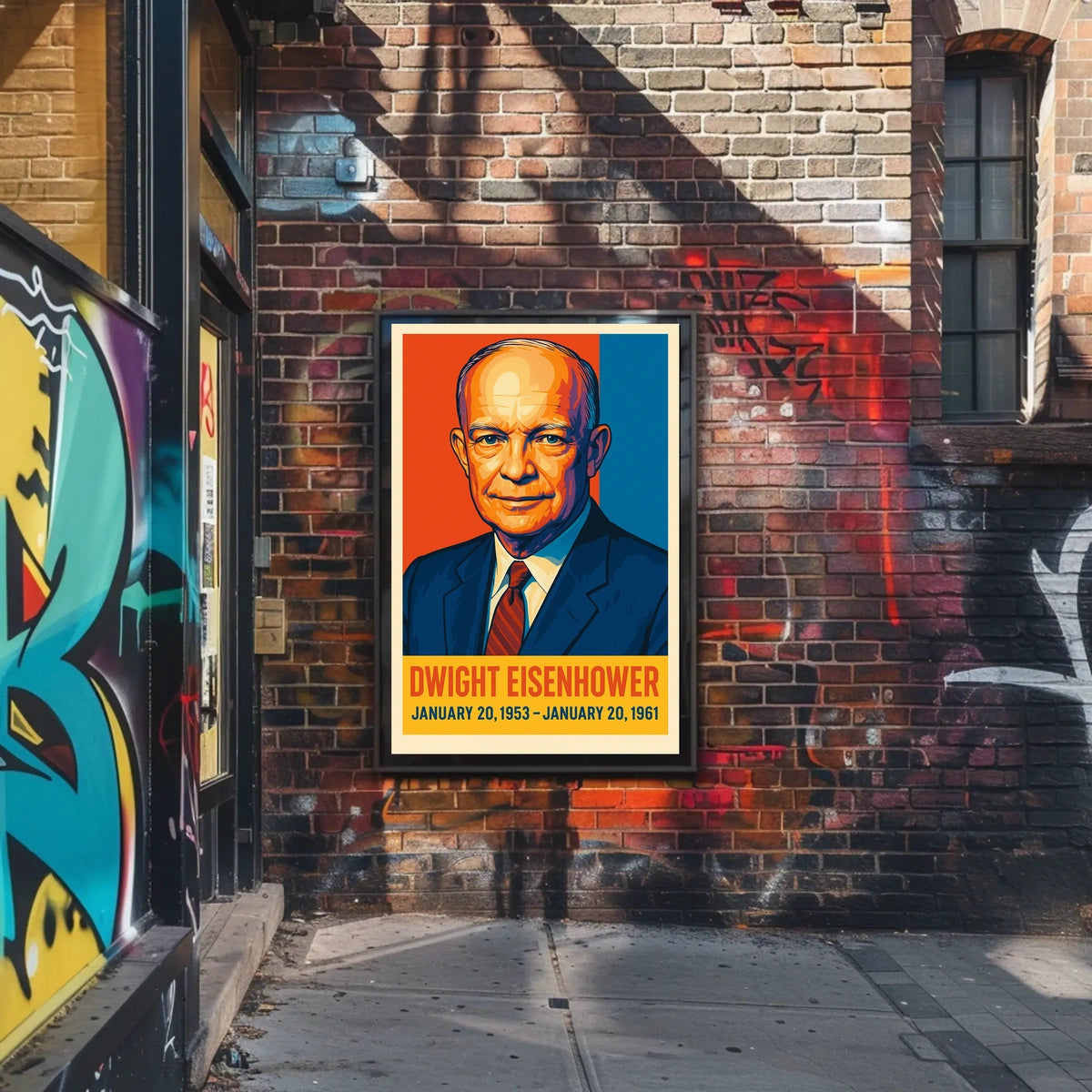 Dwight Eisenhower Presidential Tenure Poster