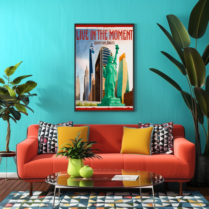 Vintage Poster New York City Liberty