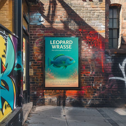 Leopard Wrasse A Vibrant Reef Poster