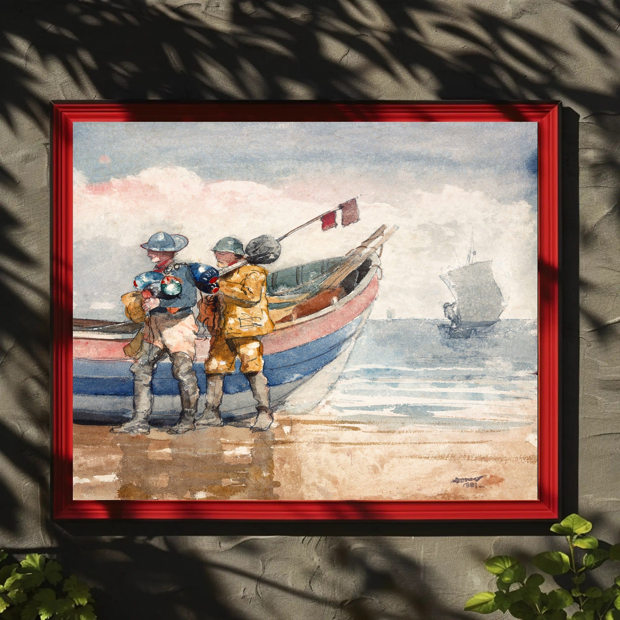 Coastal Fishermen Poster