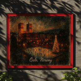 Winter in Oslo Poster