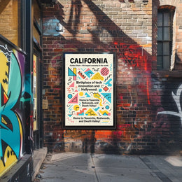 California The Golden State Poster