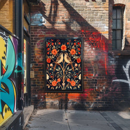 Floral Harmony Wall Art Print for Home Decor