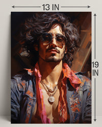 Retro Vibes A Modern Portrait Retro Poster PosterGoat