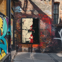 Ant On Abstract Canvas Abstract Poster