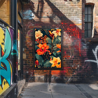 Vibrant Floral Symphony Wall Art Print