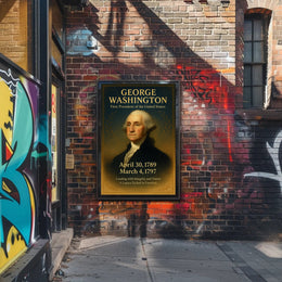 George Washington First President Poster PosterGoat